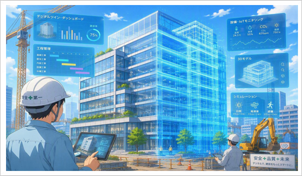 建設業が目指す「デジタルツイン社会」とは？