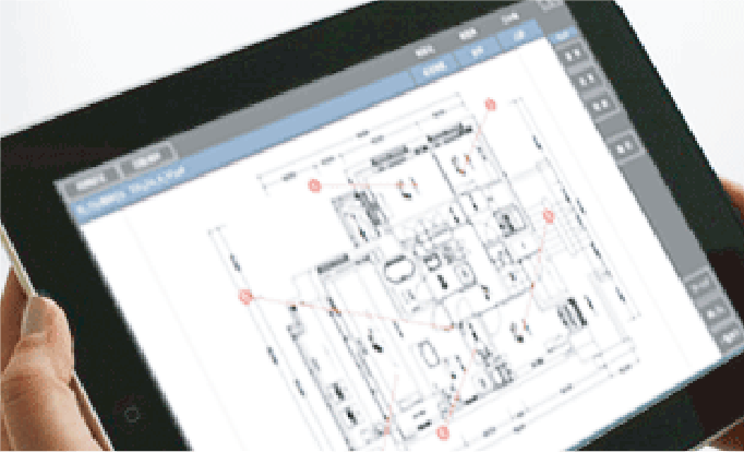 タブレット端末を利用した現場検査ツール