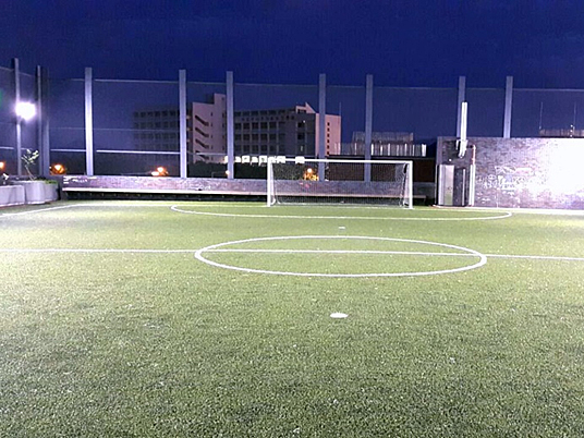 香港のサッカー場
